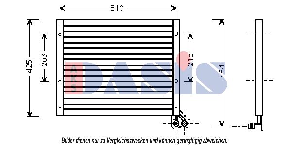 AKS DASIS Lauhdutin, ilmastointilaite 082010N